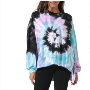 Electric & Rose Neil Tie Dye oversized Sweatshirt Sz XL